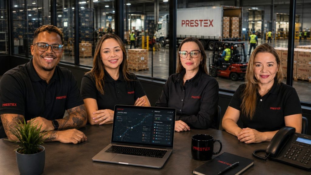 Patrick, da Gen Z, e a liderança feminina na Prestex representada por Janaína Claudia e Amanda